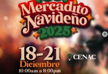 Del 18 al 21 de diciembre habrá Mercadito Navideño en Cenac